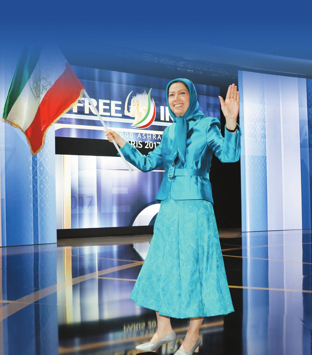 Onwards with the iranian resistance Regime Change Within ReaCh maryam Rajavi, the President-elect of the national Council of Resistance