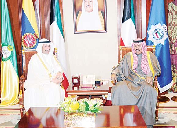His Highness also met separately with First Deputy Prime Minister and Foreign Minister Sheikh Sabah Al-Khaled Al-Hamad Al-Sabah, Deputy Prime Minister and Defense Minister Sheikh Mohammad Al-Khaled
