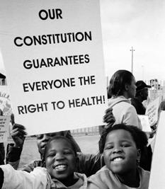 336 section e:2 46 Children demand Right to Health at a demonstration by Peoples Health Movement in South Africa (Louis Reynolds) Once certain rights are obtained through struggle by a few groups, it