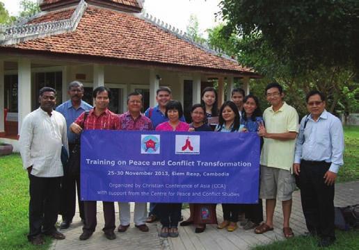 involved. In May 2013, CPCS carried out a pilot training workshop in collaboration with the Myanmar Peace Center (MPC) for 25 civil servants.