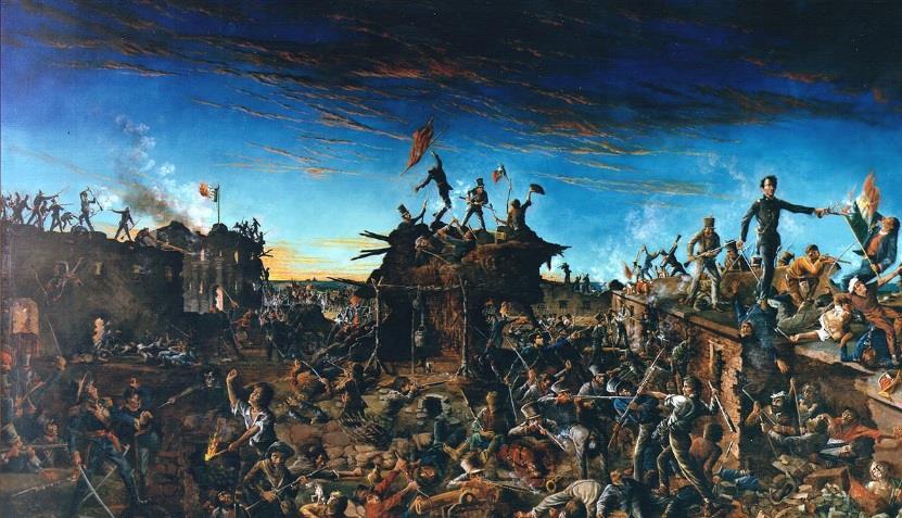 Review: The Alamo Defeated Texans were able to hold the Mexicans off for 13 days. William B.