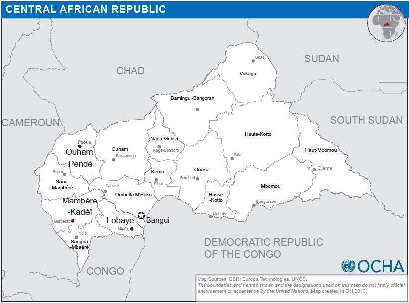 Central African Republic Situation Report No. 19 1 CENTRAL AFRICAN REPUBLIC (CAR) Situation Report No.