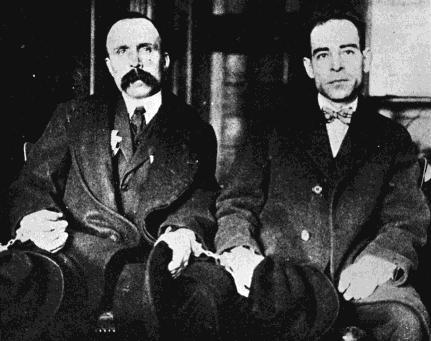 4. Sacco & Vanzetti Trial Sacco & Vanzetti were 2 from accused of &. It did not help that both men were. They were found BUT they were really.