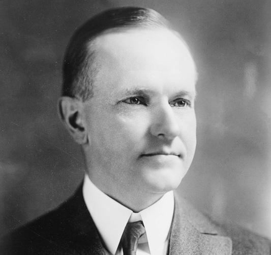 President Calvin Coolidge Harding dies in office in August 1923 Coolidge becomes president Strong believer in laissez faire economics hands off or let