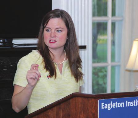 Education Programs POLITICAL CAMPAIGNING COURSE Presidential politics were front and center during Eagleton s fall 2016 Political Campaigning course.