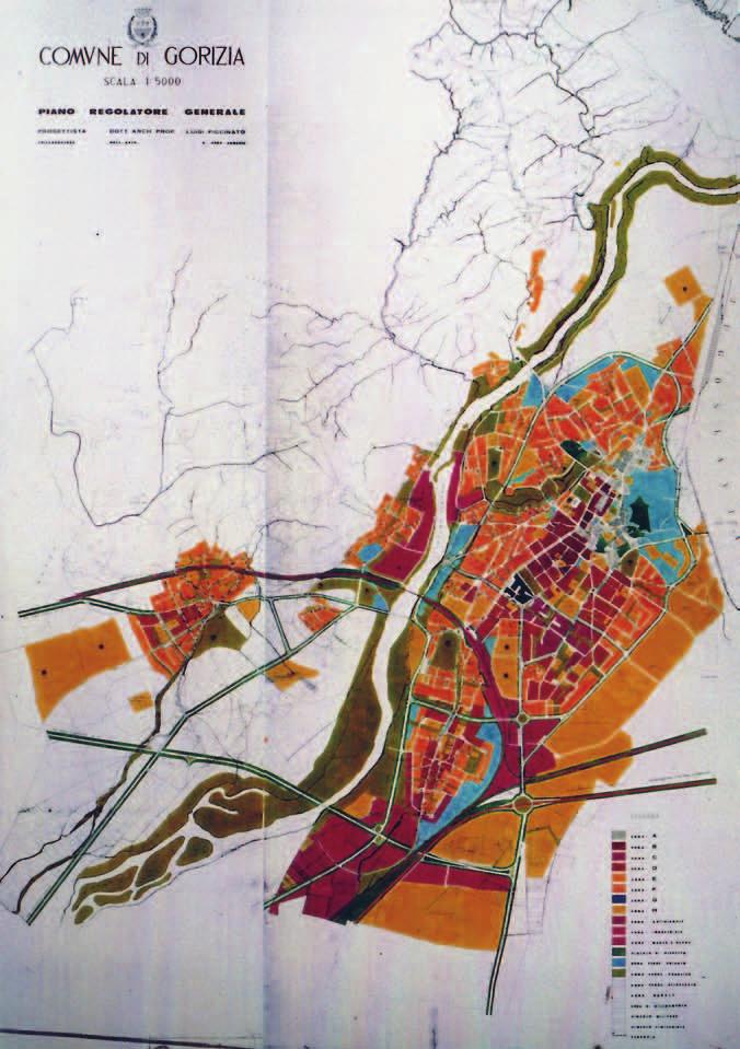 186 The Design of Frontier Spaces www.ebook777.com 9.7 Luigi Piccinato: The general plan for urban development for Gorizia (1966). Cattunar, A. (2007). Spagna, 1973, pp. 18 20).