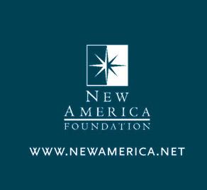 2013 New America Foundation This report carries a Creative Commons license, which permits re-use of New America content when proper attribution is provided.