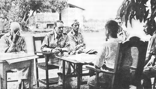 MacArthur was in command of allied troops in the Philippines (USAFA) MacArthur