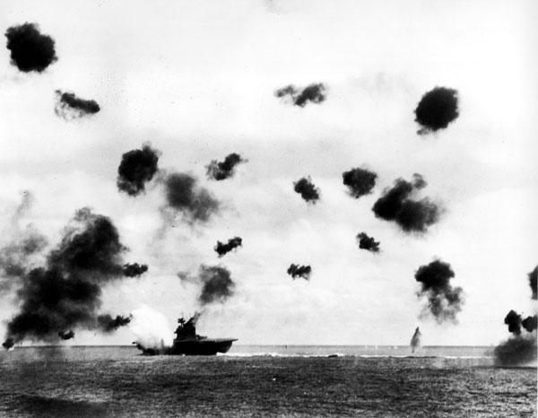 naval battle of WWII Winning the battle signified a turning point in the Pacific Campaign