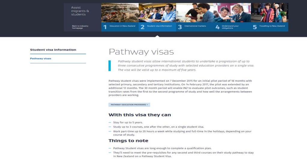 Pathway Student Visa a great option!