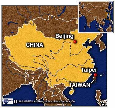 - which is why China and America will not fight a war against each other Taiwan