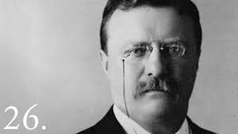 Theodore Roosevelt Was known as the trust busting and conservationist president. The point of trust busting was to keep businesses competitive.