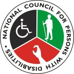 NATIONAL COUNCIL FOR PERSONS WITH DISABILITIEs STANDARD TENDER DOCUMENT FOR TENDER NO.