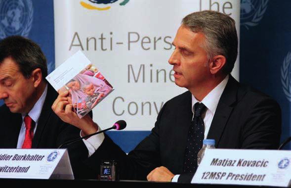 17 International Engagement: Federal Councillor Didier Burkhalter at the 12th Meeting of the States Parties to the Anti-Personnel Mine Ban Convention ISU AP Mine Ban Convention 3.