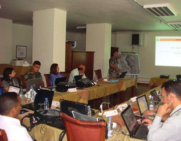 22 Lebanon Mine Action Center knowledge in order to build capacity in mine affected countries on the advanced reporting capacity within the IMSMA NG software and how to enhance the information