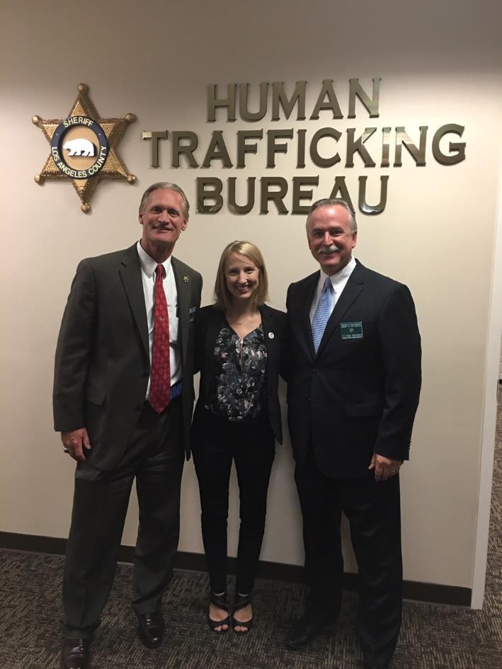 County Second wide collaboration level led by CAST, Los Angeles Sherriff s Department, and USAO Goals: Increase identification of victims and prosecution of traffickers Collect and disseminate data