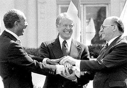 Camp David Accords 1978 peace between Egypt and Israel Anwar Sadat Menachim