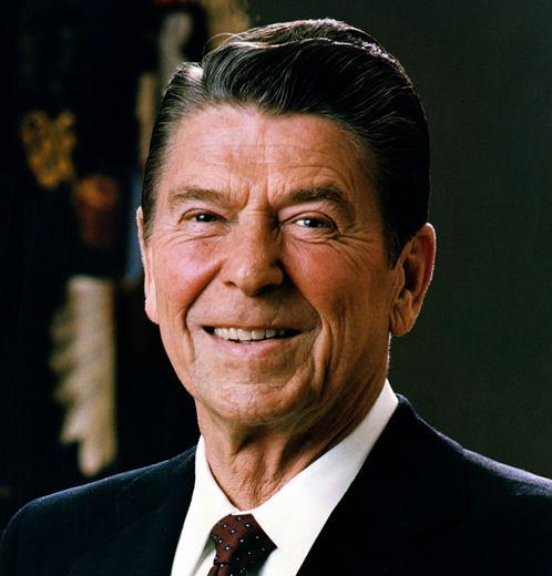 Ronald Reagan (Rep) 1981-1989 Former movie actor (Westerns)