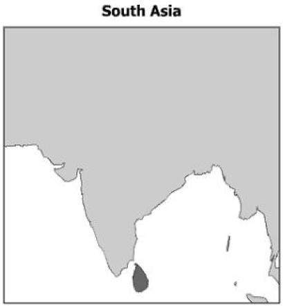World History II SOL 14 1 After Indian independence, the darker-shaded region on this map became known as A Burma B Sri Lanka C Pakistan D Bangladesh 2 In which nation did Nelson Mandela lead a