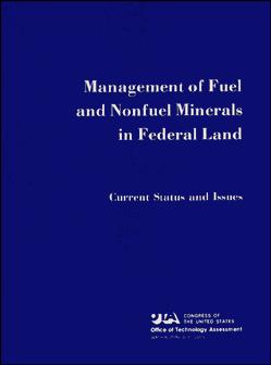 Management of Fuel and Nonfuel Minerals in