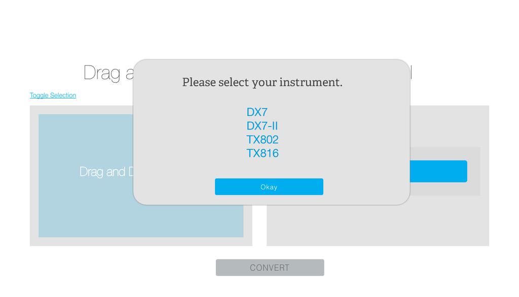 3. Select your instrument and push next 4.