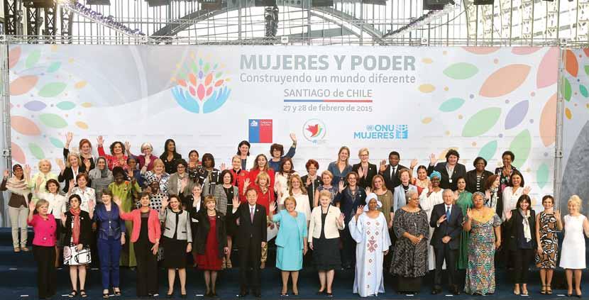 More than 300 women leaders gathered in Santiago, Chile, on the 27th and 28th of February 2015 to take part in the high level conference titled Women in Power and Decision Making: Building a