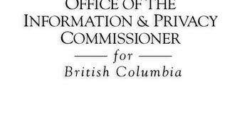 Order F07-07 ELECTIONS BRITISH COLUMBIA David Loukidelis, Information and Privacy Commissioner March 30, 2007 Quicklaw Cite: [2007] B.C.I.P.C.D. No. 9 Document URL: http://www.oipc.bc.