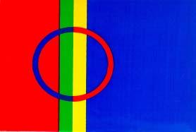 The flag Sámi Conference 1986