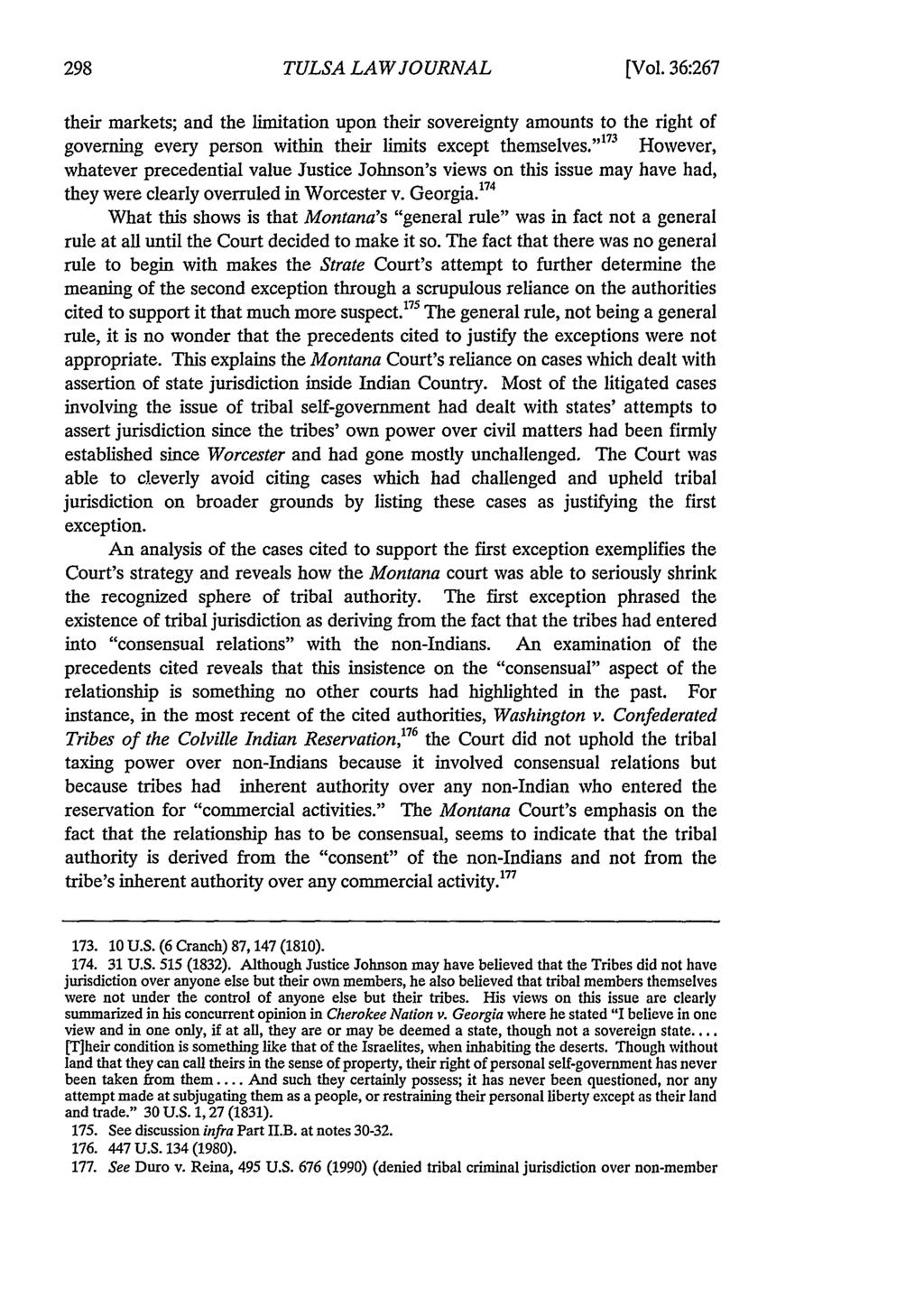 Tulsa Law Review, Vol. 36 [2000], Iss. 2, Art. 2 TULSA LAW JOURNAL [Vol.