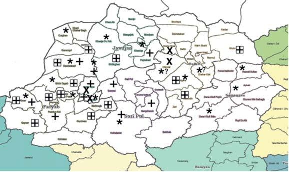The Resilient Oligopoly: A Political-Economy of Northern Afghanistan 2001 and Onwards Map 5: Militias and non-state armed groups in Northern Afghanistan (mid-2012) Source: Interviews with local