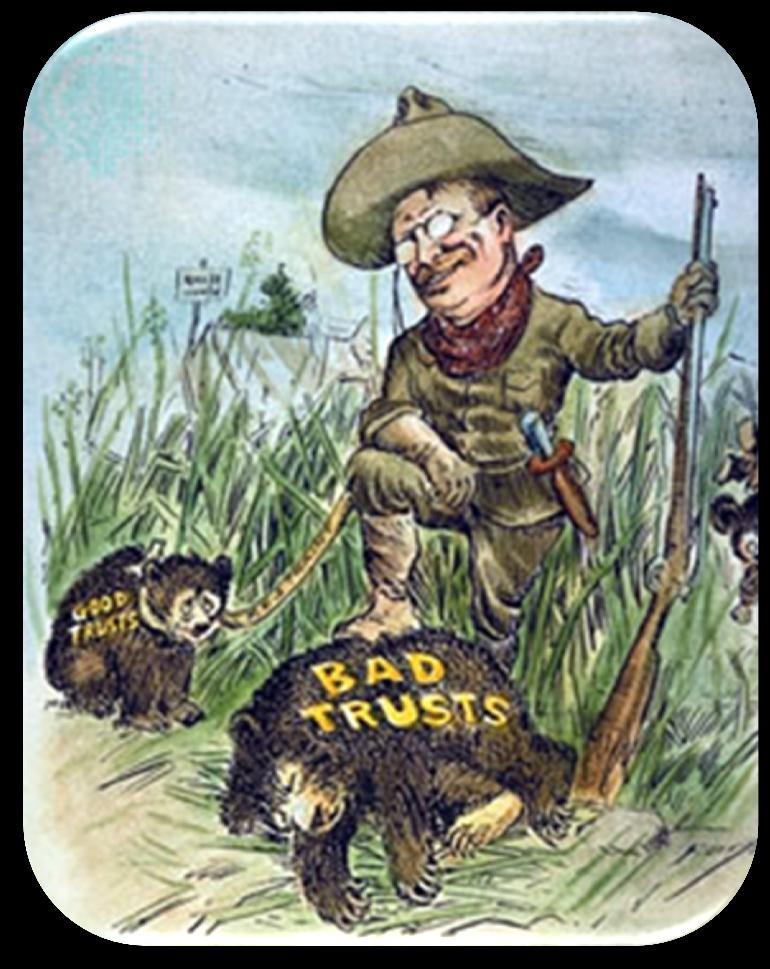 Roosevelt Takes on the Trusts TR did not want to spend his presidency taking