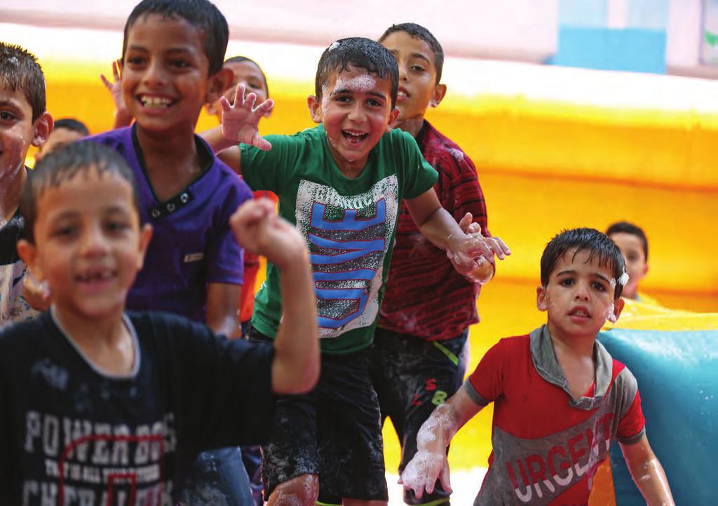 25 2016 opt emergency appeal UNRWA students participate in Summer Fun Weeks at UNRWA schools, July 2015.