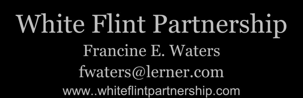 Thank You White Flint
