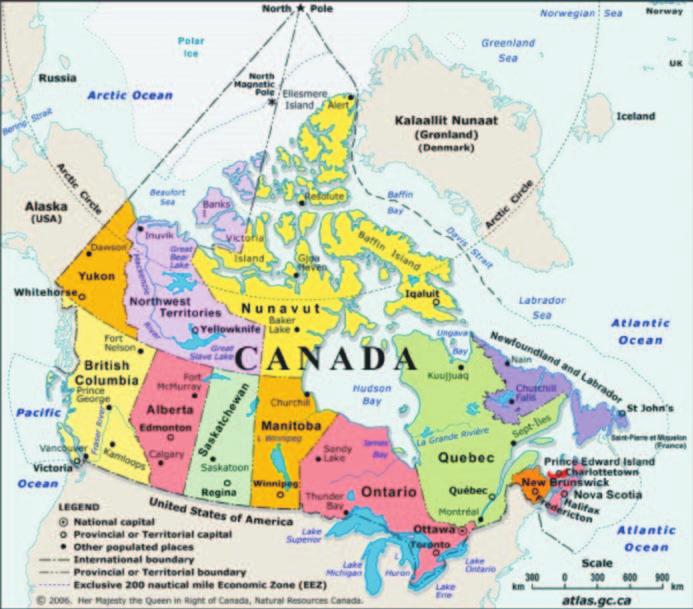2010-2011 ANNUAL REPORT Authorized Locations for Tribunal Hearings in Canada 14 British Columbia locations 8 Alberta locations 6 Saskatchewan locations 4 Manitoba locations 25 Ontario locations 3
