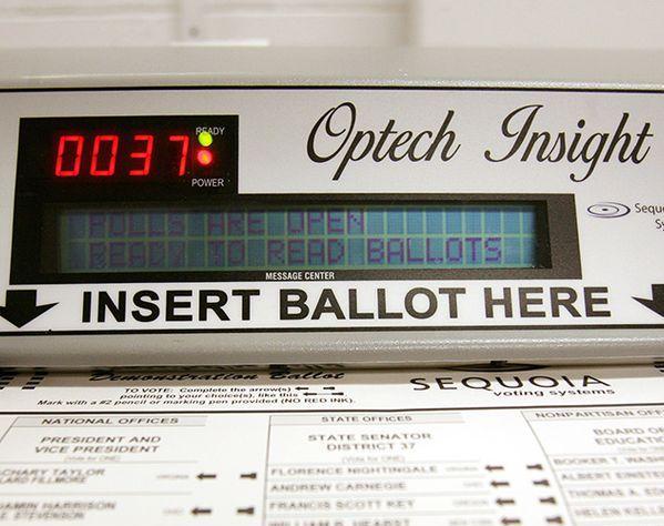 over ballot Judges not to look at ballot May help with inserting ballot Help with jammed