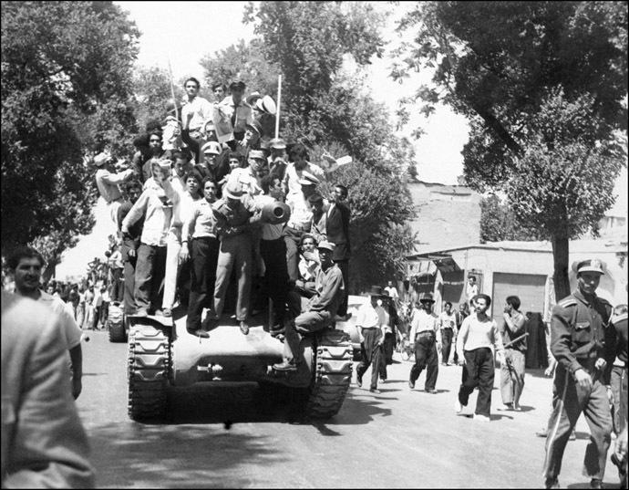 Iranian monarchists, August 27, 1953 (AFP Photo) Mossadegh was replaced with Iranian general Fazlollah Zahedi, who was handpicked by MI6 and the CIA.