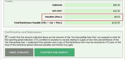 TSF Online Remittance: Late Remittance Submission If a Steward submits a remittance online after the close of the remittance period, the same process