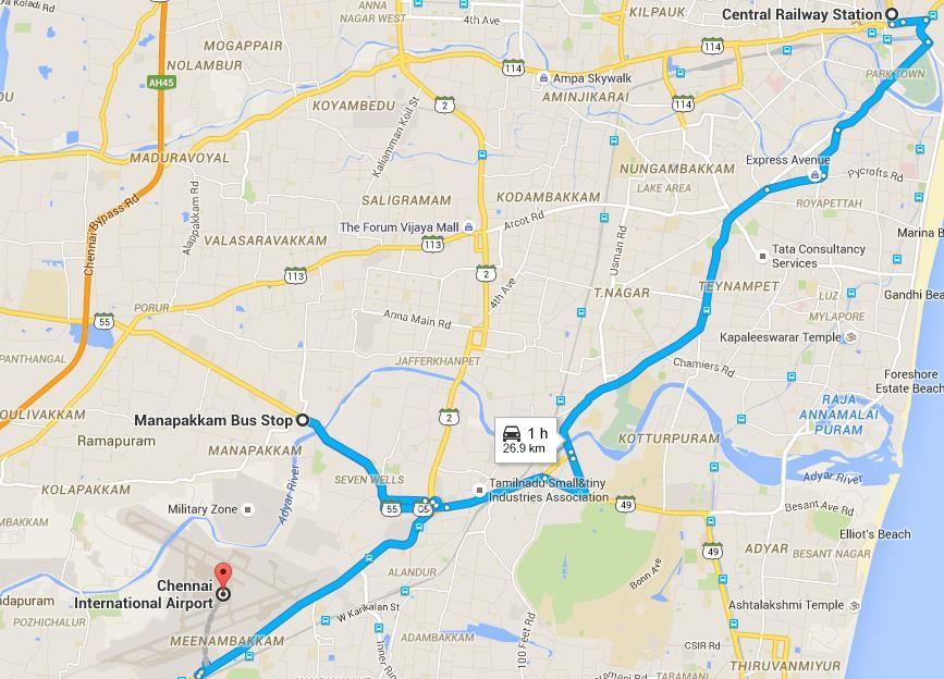 Route map to the 5 th AGM venue of L&T BPP Tollway Limited