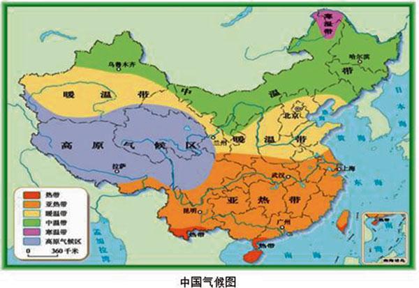 2.2 National Condition Basis of Chinese Politics 35 Climate distribution (Source: www.zxxk.com ) The 400 mm isohyet coincides with the Aihui-Tengchong Line roughly in China.