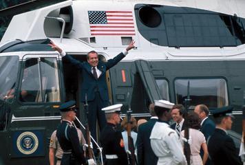 Early news reports of the break-in did not stop Nixon from winning the 1972 presidential election by a landslide.