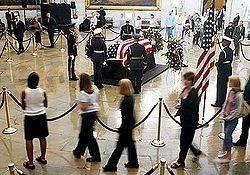 Rotunda-Lying In State vs Honor Presidents, military commanders and members of Congress 1998 two Capitol Police Officers shot
