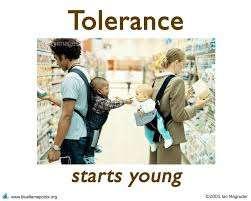 physical force 4. Tolerance - Respect for diversity vs.
