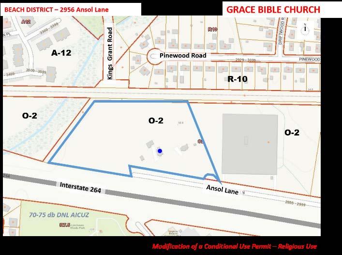 3. Grace Bible Church [Applicant / Owner] Modification of Conditions, (Religious Use) 2956