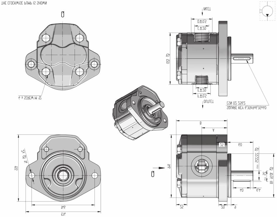 Gear Pump Catalogue Q2 Order key purch. code direct. of rot. displa- nom. speed speed dimension cement press. MIN. MAX.