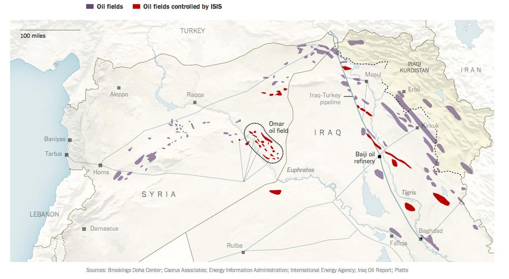 Financing Millions of dollars in oil revenue have made ISIS one of the wealthiest terror groups in history.