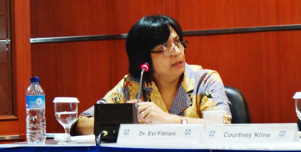 SPEAKERS PRESENTATION Dr. Evi Fitriani Dr. Evi Fitriani - Head of the International Relations Department, Faculty of Social and Political Sciences, University of Indonesia Dr.