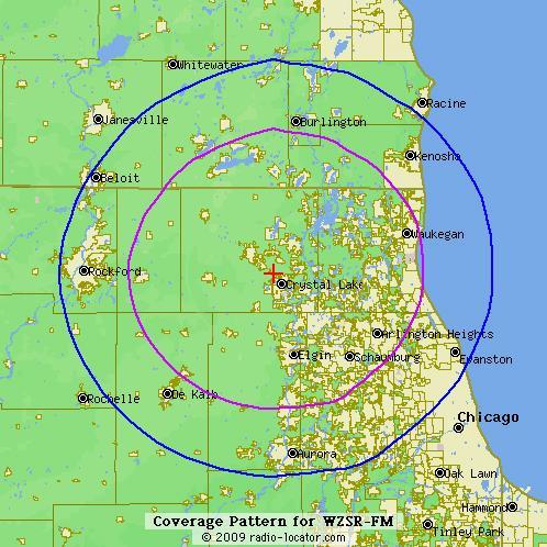 Cost-Effective Suburban Reach Downtown Chicago radio stations broadcast from the Hancock Building or Willis Tower. Nearly half their primary coverage is over Lake Michigan and Northern Indiana.