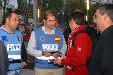 Promoting police/ fan dialogue Europa League Final, Bucharest, September 2012 WHO DO WE WORK WITH?
