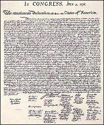 ORIGINAL INTENT The original authors of the Declaration intended it to be only a means of carrying the news that the Continental Congress had decided on independence.
