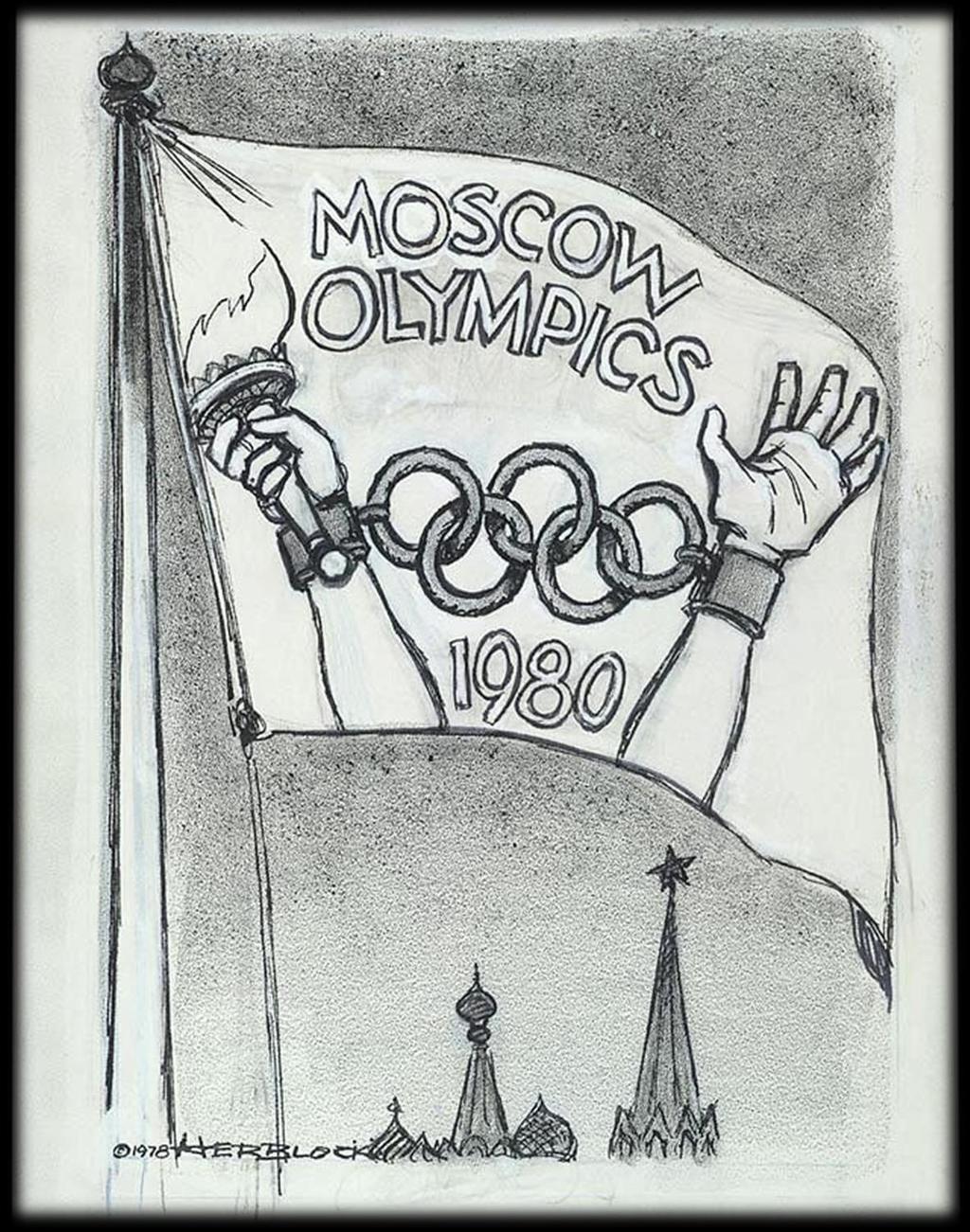 Herblock, Moscow Olympics